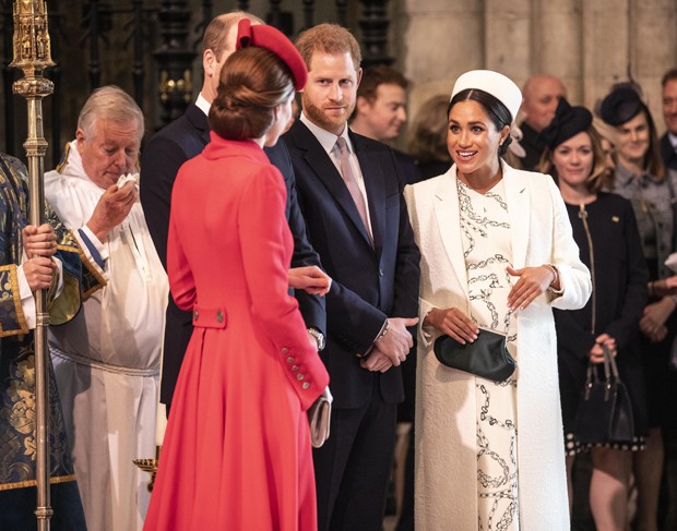 Kate Middleton, William, Harry e Meghan Markle (Foto: Getty Images)