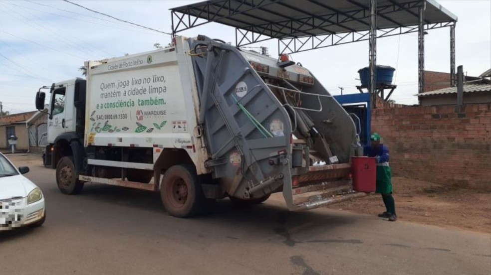 Coleta de lixo em Porto Velho — Foto: Prefeitura de Porto Velho/Divulgação