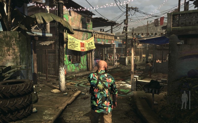 Max Payne 3 se passa no Brasil (Foto: Divulgação/Rockstar)