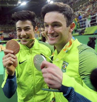 Diego Hypolito e Arthur Nory, ginástica Rio 2016 (Foto: Reuters)