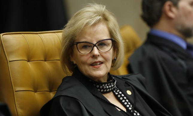 Ministra Rosa Weber durante o julgamento do habeas corpus de Lula