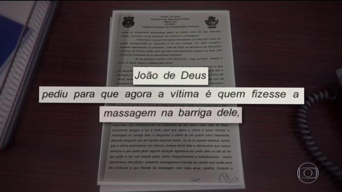 Médium João de Deus é indiciado por violação sexual mediante fraude — Foto: Reprodução/JN
