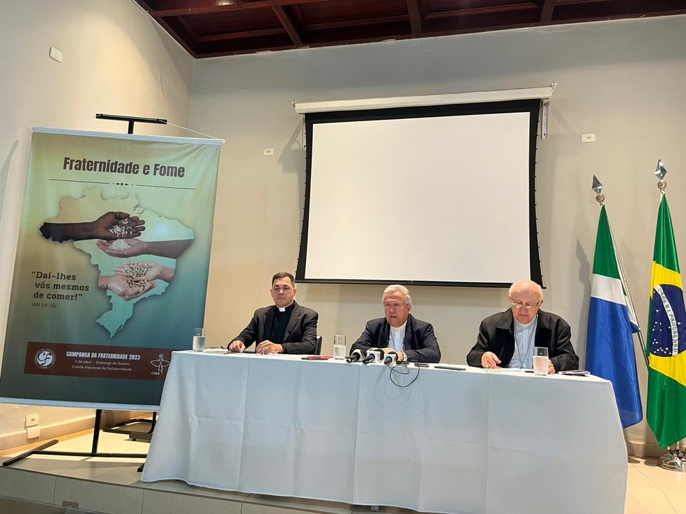 Lançamento da Campanha da fraternidade em Campo Grande. — Foto: Ana Lívia