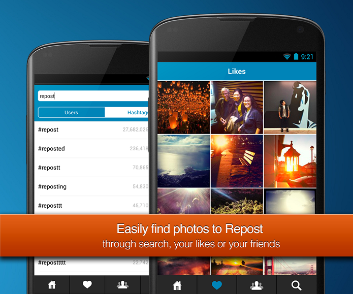 Repost for Instagram é um app para repostar fotos e vídeos do Instagram (Foto: Divulgação/Repost for Instagram)