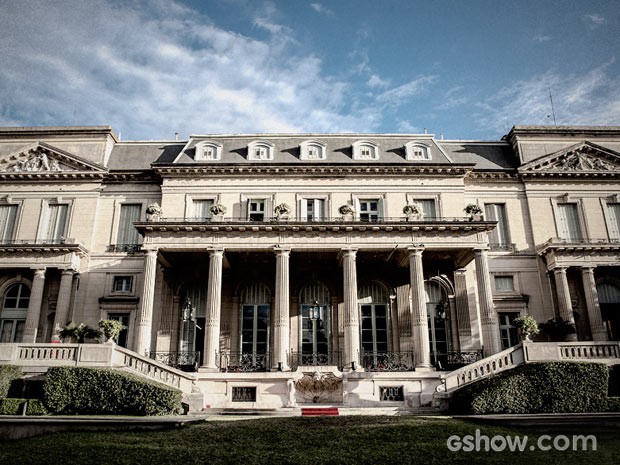 Mais uma olhada geral na mansão dos Mahler (Foto: Fábio Rocha / TV Globo)