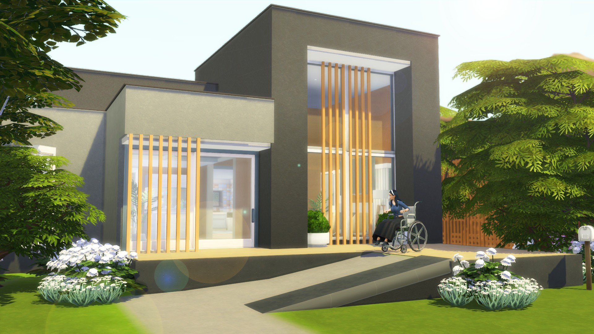 Casa Moderna com Jogo Base, The Sims 4