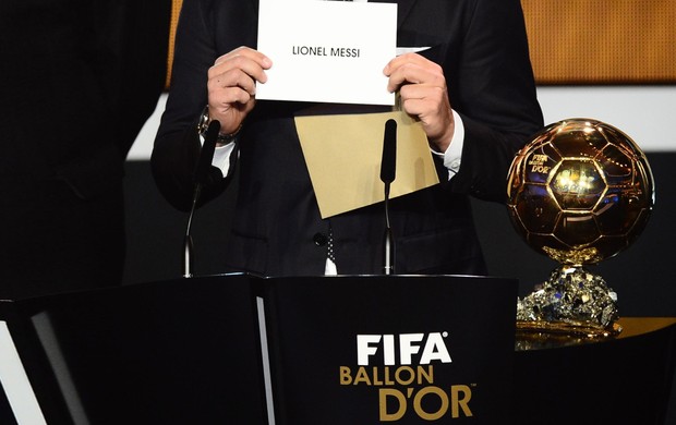 messi fifa prêmio melhor do mundo bola de ouro (Foto: AFP)