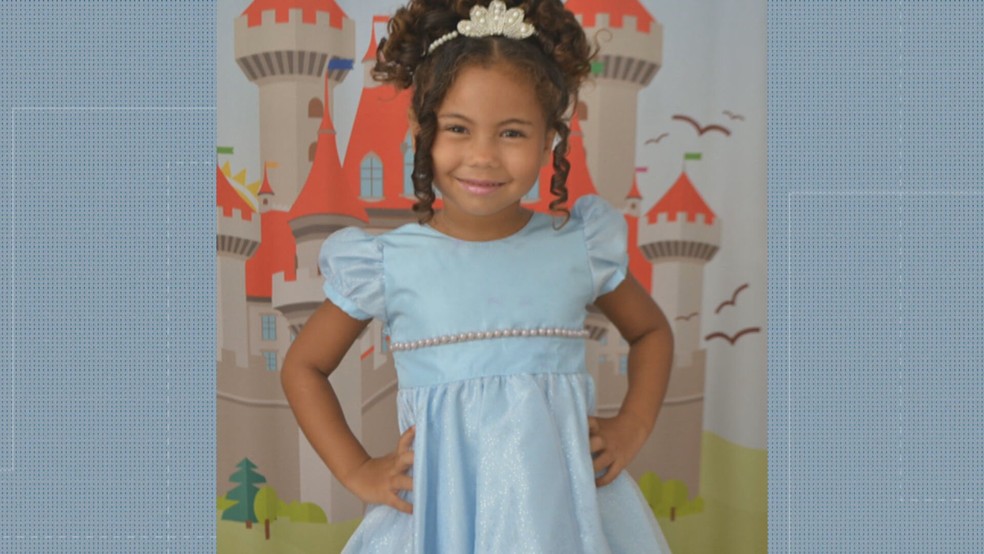 Heloíse Victória da Silva Ribeiro, de 4 anos — Foto: Reprodução/ TV Globo