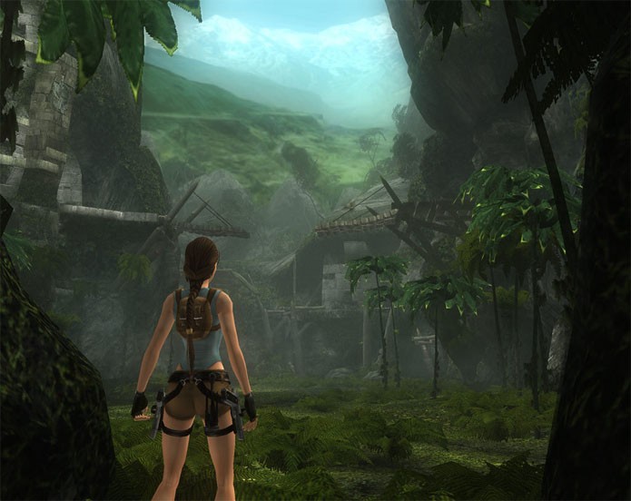 Tomb Raider Aniversary mostra o primeiro game com gráficos melhorados (Foto: Divulgação/Square Enix)