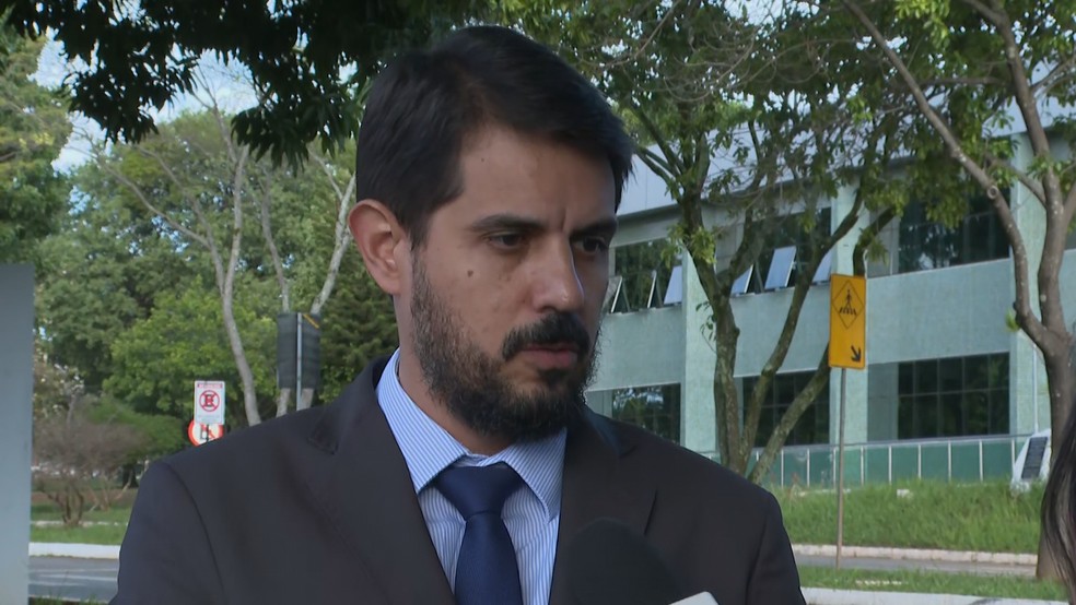 O coordenador da Divisão Especial de Repressão à Corrupção da Polícia Civil do DF, Leonardo de Castro — Foto: TV Globo/Reprodução
