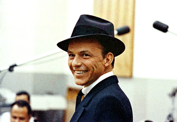 O cantor norte-americano Frank Sinatra: fãs comemoram 100 anos do nascimento de 