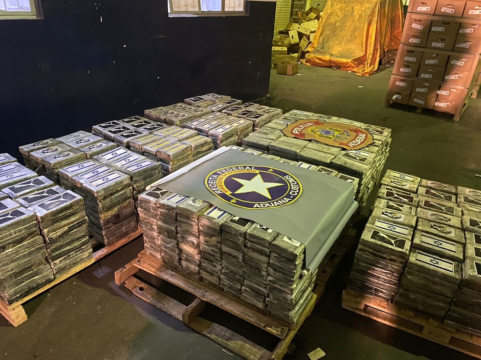 Cocaína foi apreendida em Natal — Foto: Divulgação