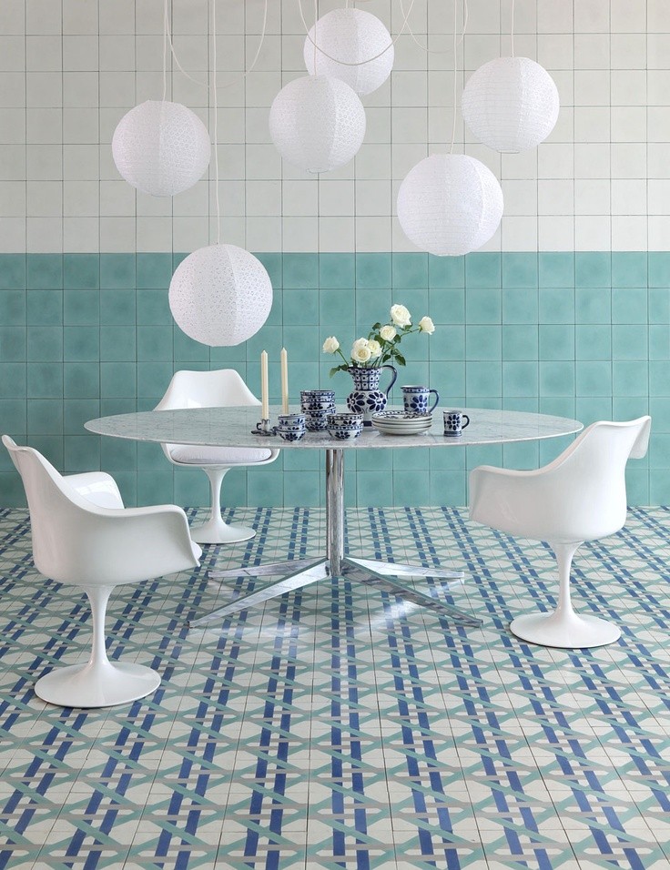 8 ambientes com azulejos geométricos para se inspirar (Foto:  )