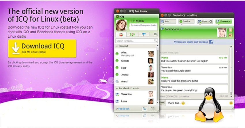 Как установить icq на linux