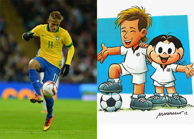 Neymar é o novo personagem de Mauricio de Sousa (Foto: Divulgação)