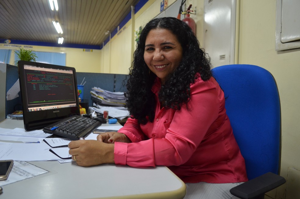 Ana Isabel Romano, gerente da agência do INSS em Macapá (Foto: Jorge Abreu/G1)
