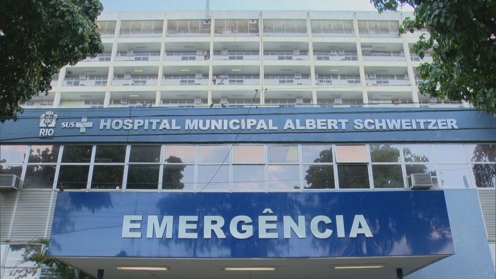Nathalia Maria da Silva est&aacute; internada no Hospital Albert Schweitze &mdash; Foto: Reprodu&ccedil;&atilde;o/ TV Globo