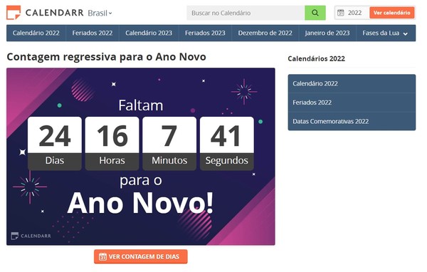 Quantos dias faltam para 2023? Veja 4 sites com temporizadores |  Produtividade | TechTudo