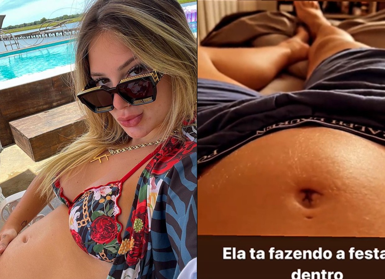 Virginia Fonseca mostra barriguinha mexendo (Foto: Reprodução/Instagram)