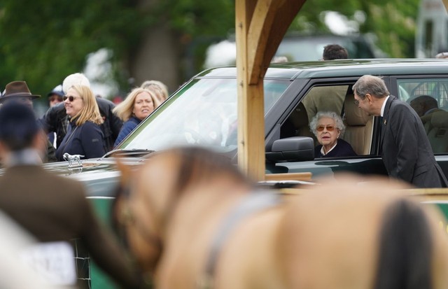 Queen Elizabeth II at the Royal Windsor Horse Show, Windsor. Picture date: Friday May 13, 2022. (Photo by Steve Parsons/PA Images via Getty Images) (Foto: PA Images via Getty Images)