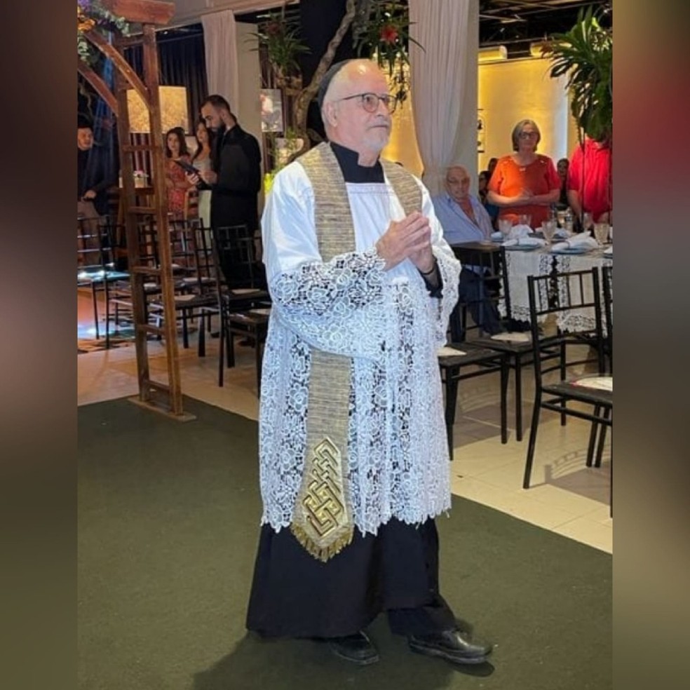 Padre Gaspar denunciou furto em igreja em MT — Foto: Divulgação