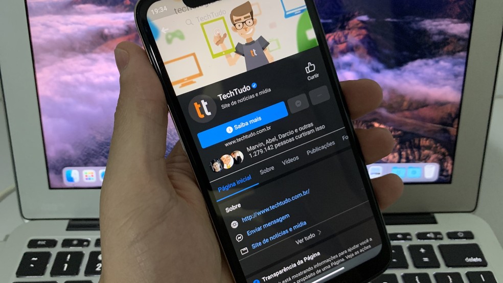 modo noturno no facebook como ativar e usar no celular android redes sociais techtudo