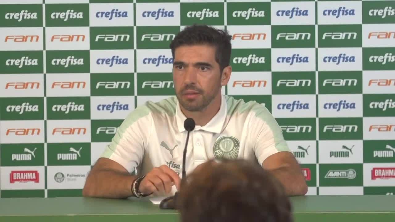 Coletiva de imprensa do técnico Abel Ferreira após a conquista do Campeonato Paulista