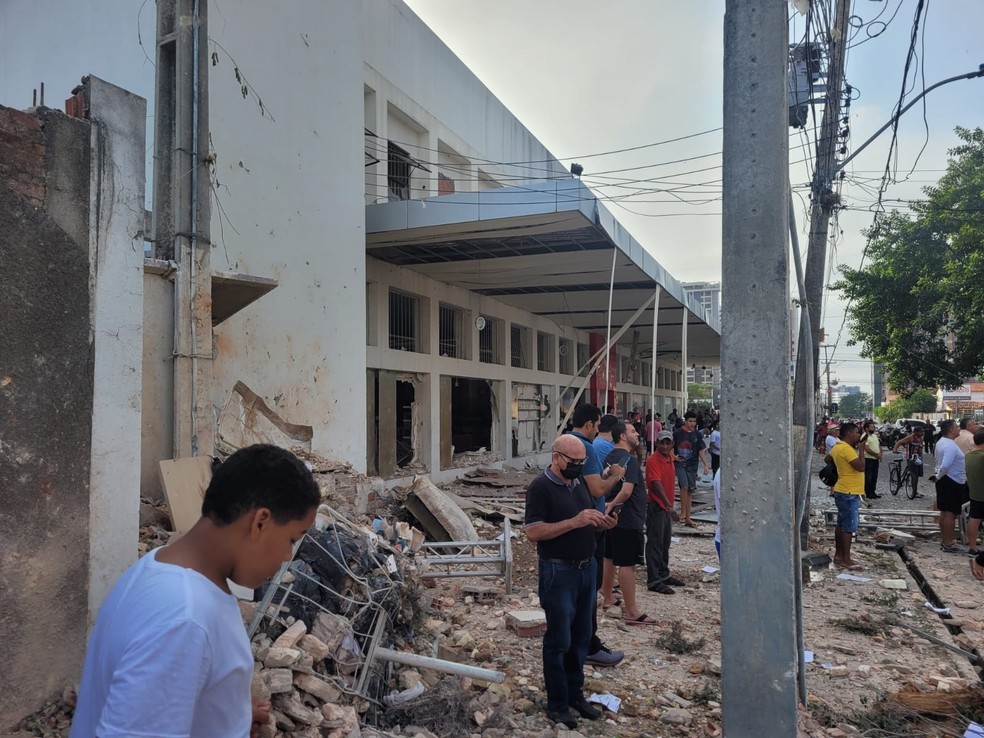 Restaurante explode em Teresina  Foto: Reinaldo Junior