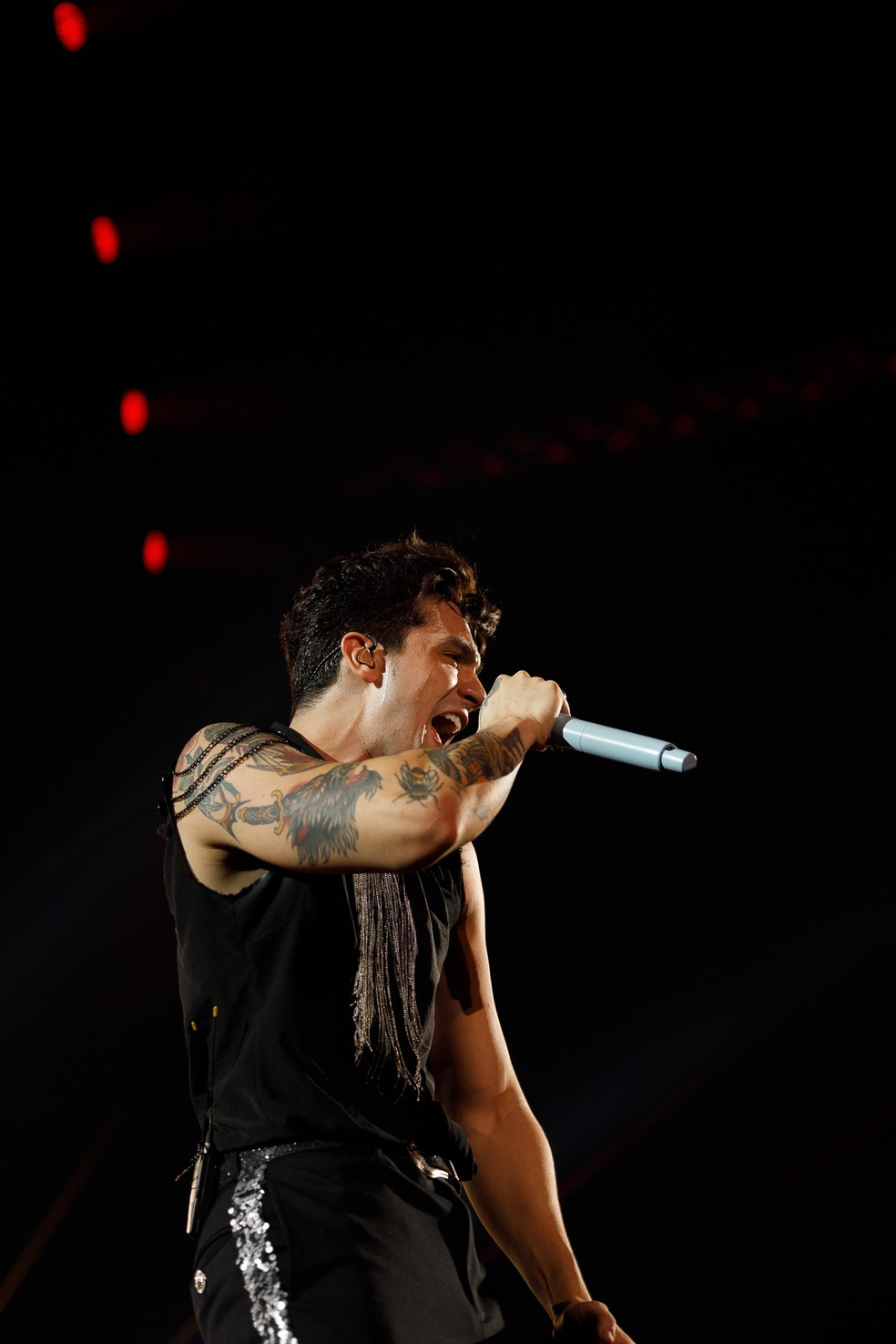 Luan Santana canta na maior casa de espetáculos de Portugal — Foto: Caio Mayer