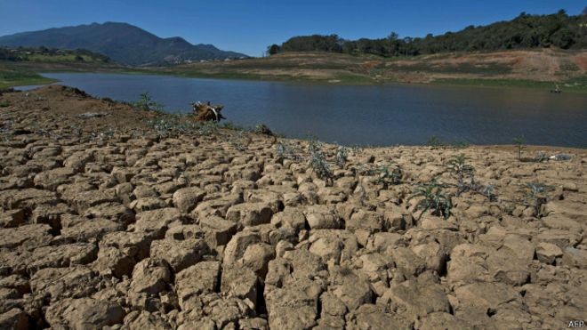 Crise da água em São Paulo desperta discussões sobre abastecimento, consumo e clima (Foto: AFP/BBC)
