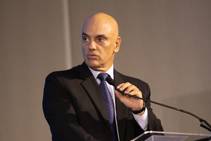 O ministro Alexandre de Moraes participa de evento da AGU