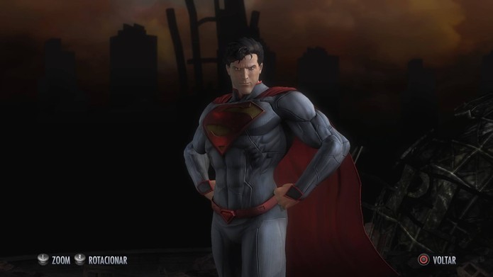 Superman dos Novos 52 em Injustice (Foto: Reprodução/Felipe Vinha)