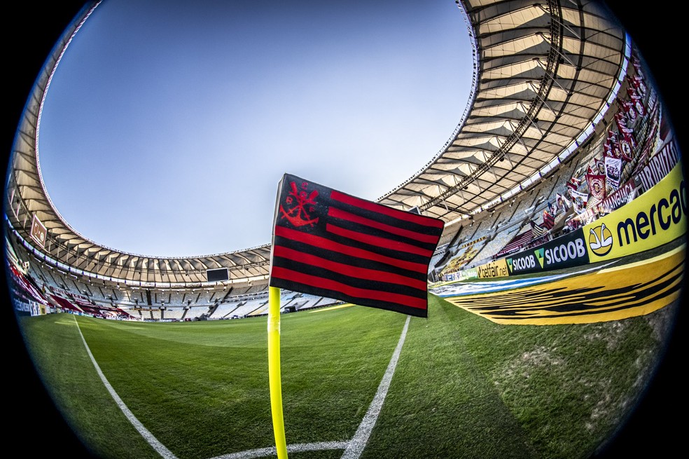 Flamengo obteve liberação para mandar jogos com público no Maracanã — Foto: Alexandre Vidal / CRF