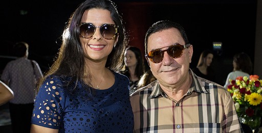 Aline Vieira e Francisco Vidal (Óticas Diniz) (Foto: Rodrigo Carvalho)