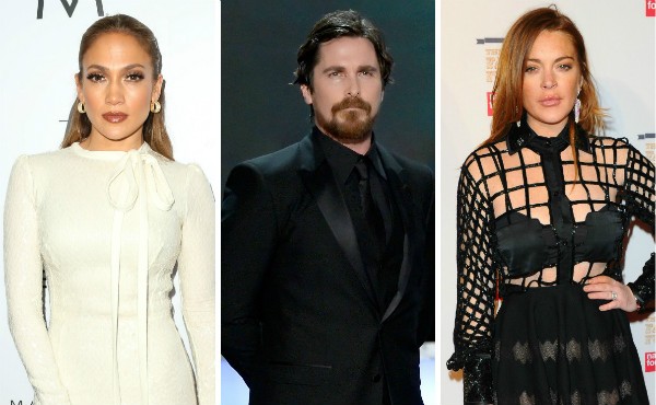 Jennifer Lopez, Christian Bale e Lindsay Lohan estão entre os com fama de serem péssimos patrões (Foto: Getty Images)