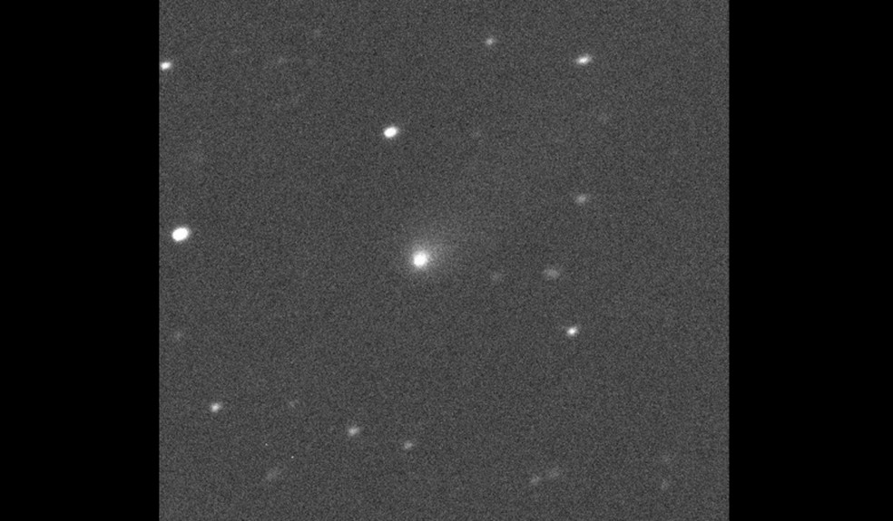 Cometa Borisov é o primeiro cometa interestelar flagrado por astrônomos. — Foto: CFHT