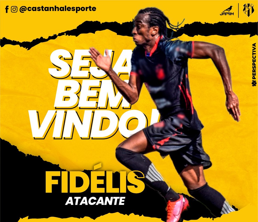 Fidelis trocará o Bragantino-PA pelo Castanhal em 2021 — Foto: Divulgação