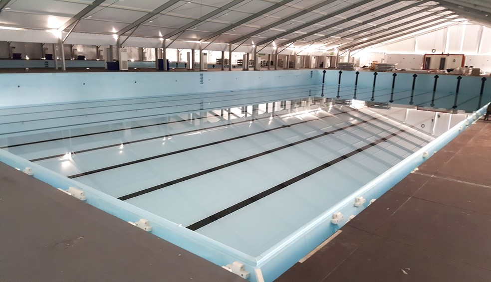 Doada Piscina Da Rio 2016 Chega A Manaus E Sera Instalada Em Ate 90 Dias Am Ge