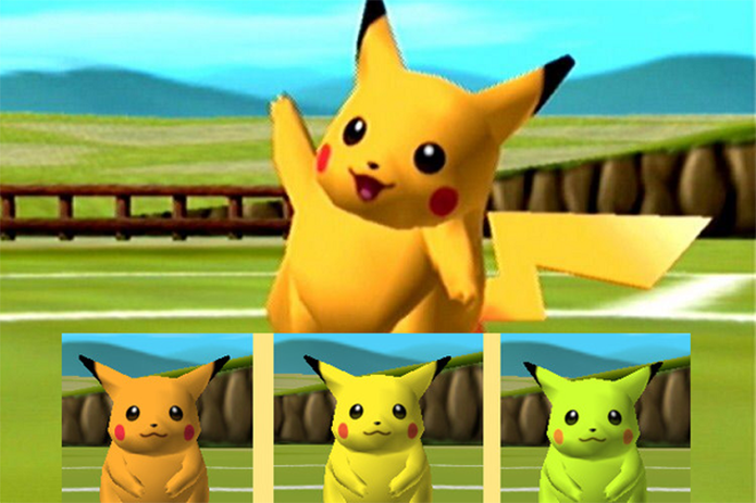 Easter egg adiciona cores diferentes a Pokémons em Stadium (Foto: Reprodução/WhatCulture)
