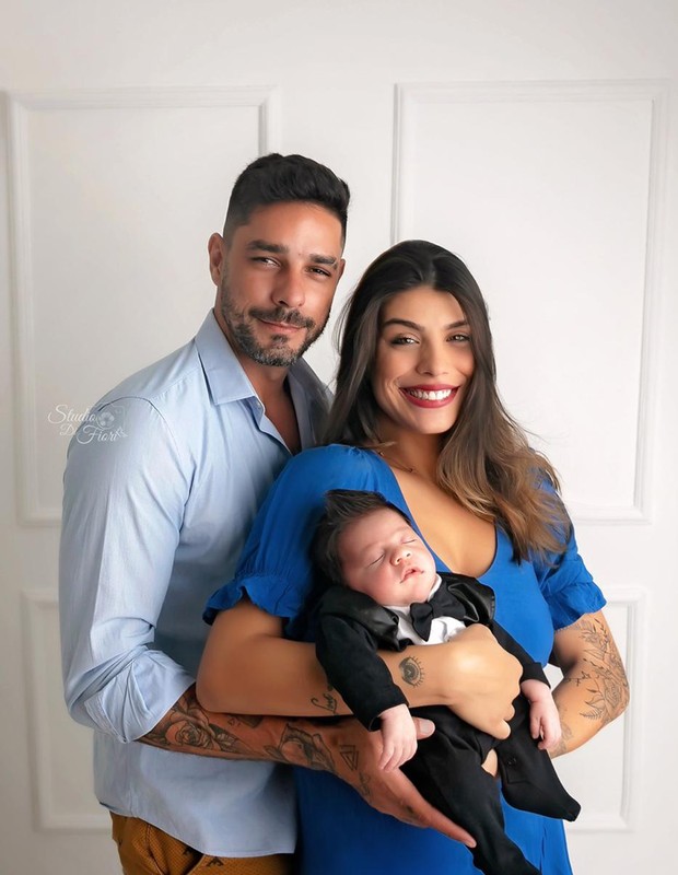 Ensaio newborn de Enrico, filho de Fran e Diego Grossi (Foto: Divulgação/@studio_patriciadifiori)
