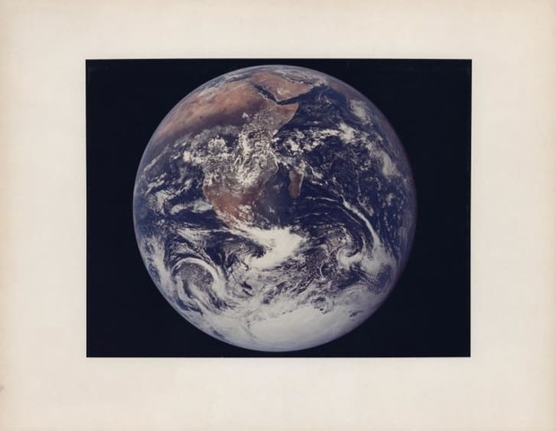 Foto rara da NASA (Foto: Buzz Aldrin/Christie’s)
