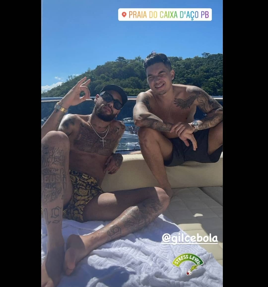 Neymar e Gil Cebola (Foto: Reprodução/Instagram)