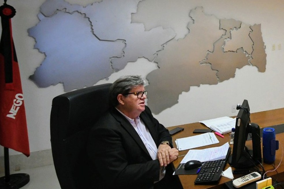 Governador da Paraíba, João Azevedo se manifestou sobre o pedido de demissão do Ministro da Saúde, Nelson Teich — Foto: Divulgação/Secom-PB