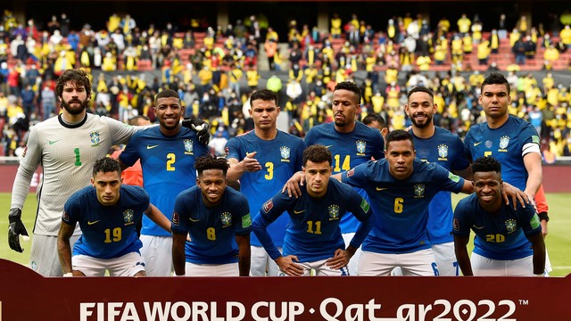 Equador x Brasil seleção posada