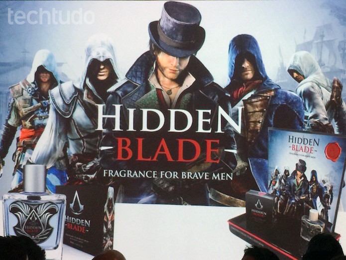 Perfume da marca Assassin's Creed chegará ao mercado brasileiro (Foto: Victor Teixeira/TechTudo)