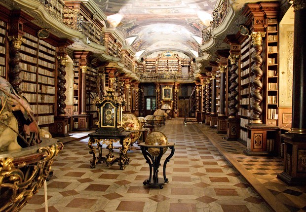 Biblioteca Clementinum (Foto: Bruno Delzant/Flickr)