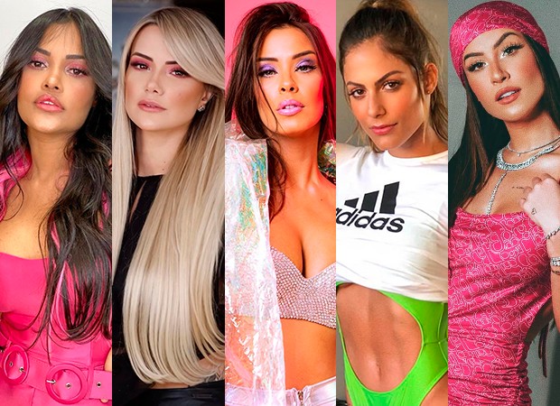 Flayslane, Marcela MC Gowan, Ivy Moraes, Mari Gonzalez e Bianca Andrade (Foto: Reprodução/ Instagram)