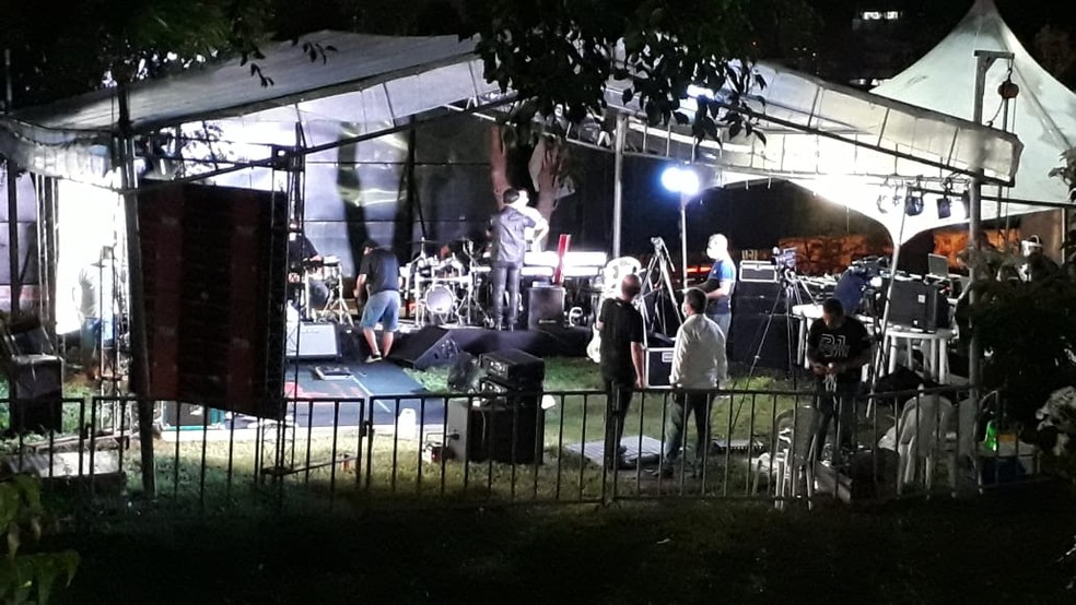 ApresentaÃ§Ã£o precisou ser cancelada â€” Foto: SÃ©rgio Henrique Santos/Inter TV Cabugi