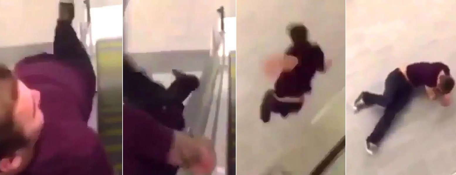 O tombo ao tentar seduzir uma mulher