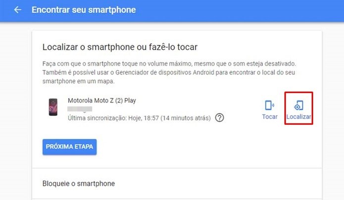 Clique na opção Clique na opção